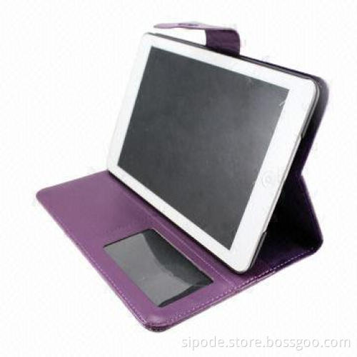 PU Leather Cases for iPad Mini 2, with Card Slot, OEM and ODM Orders are Accepted